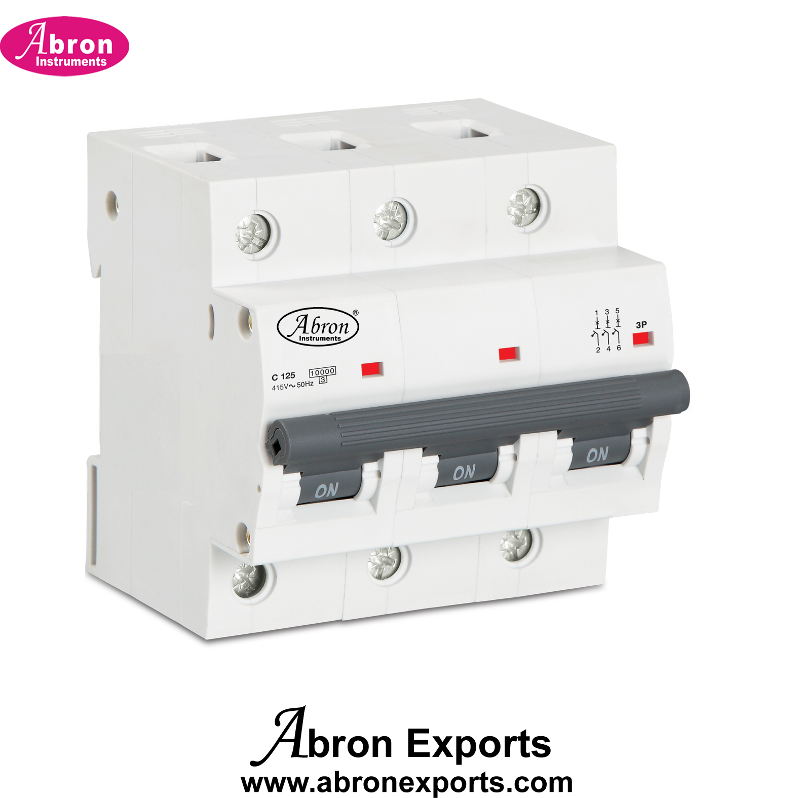 Electric Breaker Circuit Breaker 3 Phase Main 125 Amp Connector Abron AE-1255B3P 